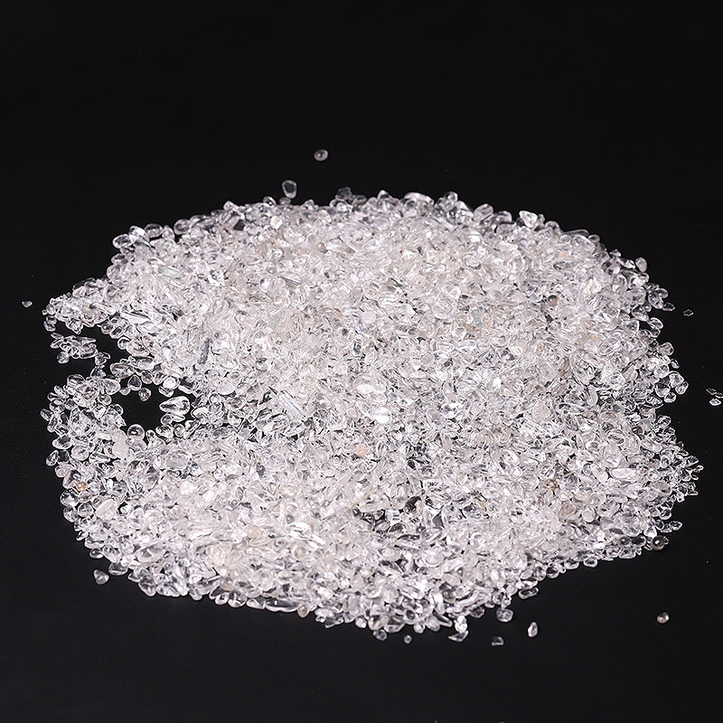 Natural Clear Quartz Tumbled Chips 5-9mm for Decoration