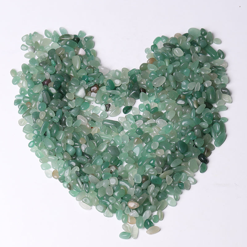 Natural Green Aventurine Tumbled Chips 5-9mm Healing Stones