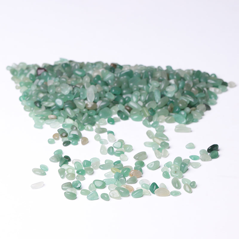 Natural Green Aventurine Tumbled Chips 5-9mm Healing Stones