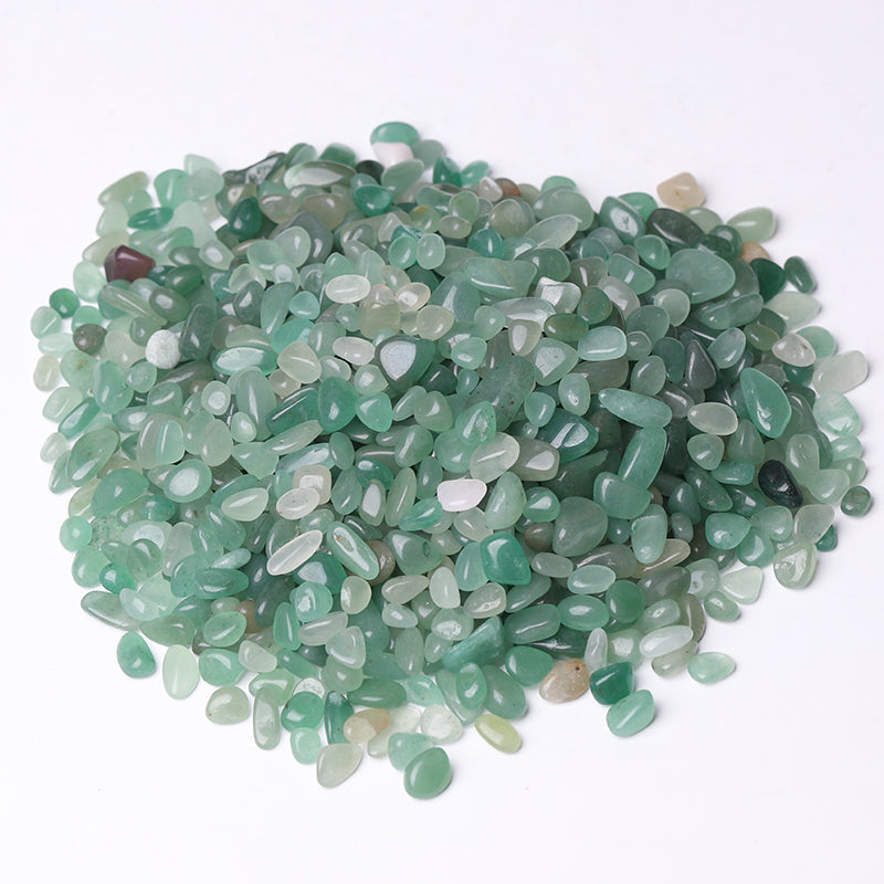 Natural Green Aventurine Tumbled Chips 5-9mm Healing Stones