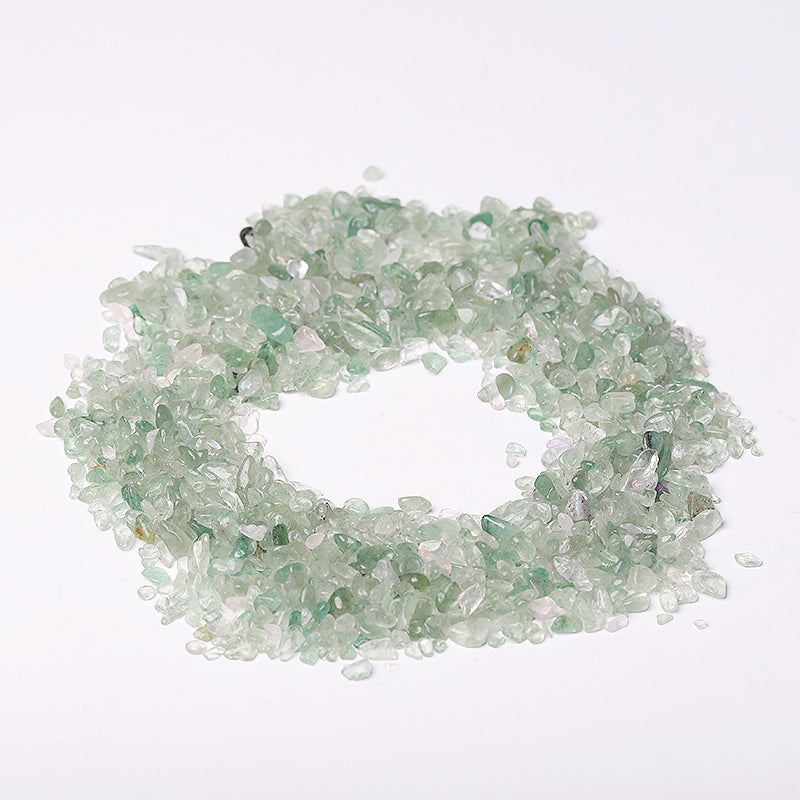 Natural Green Strawberry Quartz Chips 5-9mm Crystal Chips