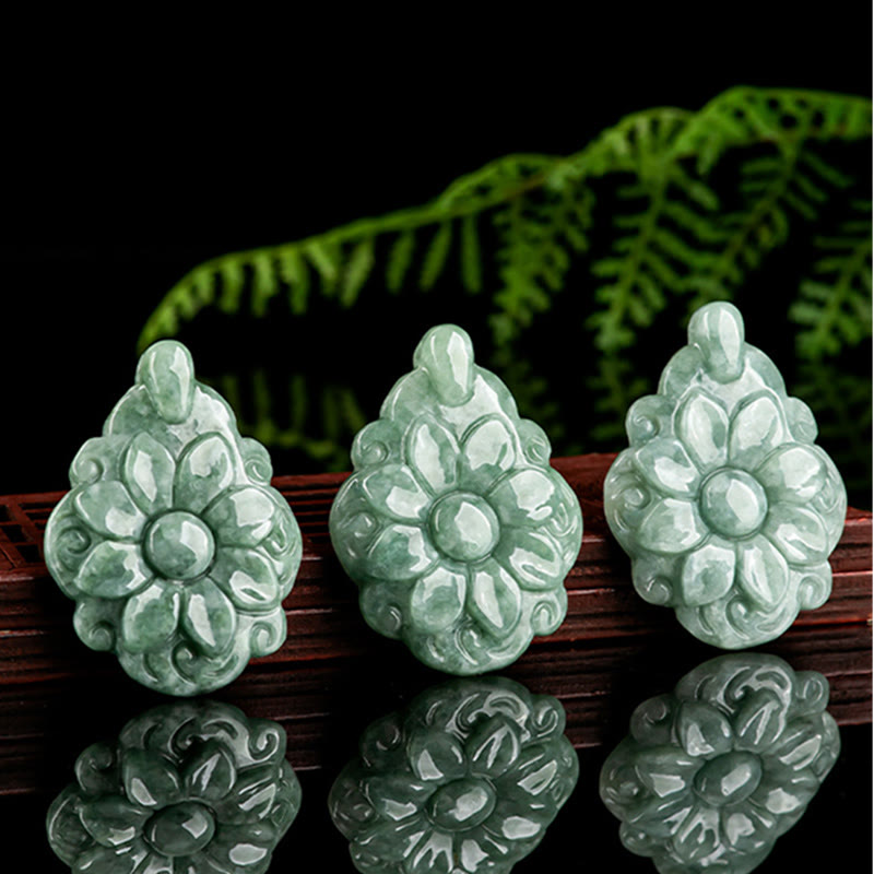 Natural Jade Luck Pendant Necklace | Prosperity & Abundance