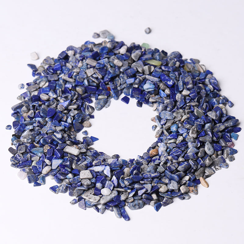 Natural Lapis Lazuli Tumbled Chips 5-9mm for Healing