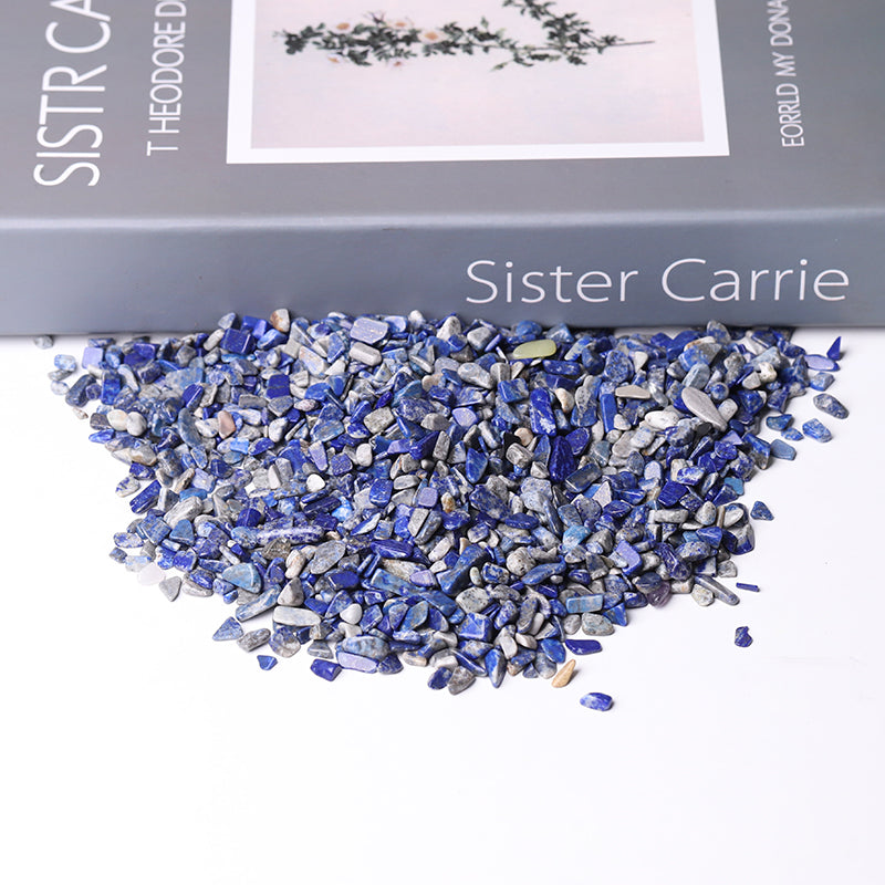 Natural Lapis Lazuli Tumbled Chips 5-9mm for Healing