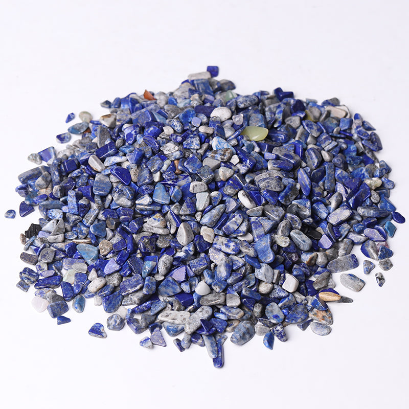 Natural Lapis Lazuli Tumbled Chips 5-9mm for Healing