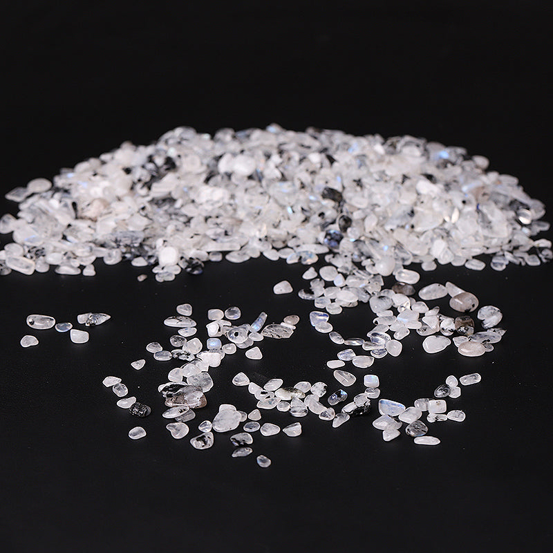 Natural Moonstone Chips 5-9mm | Raw Crystal Decoration