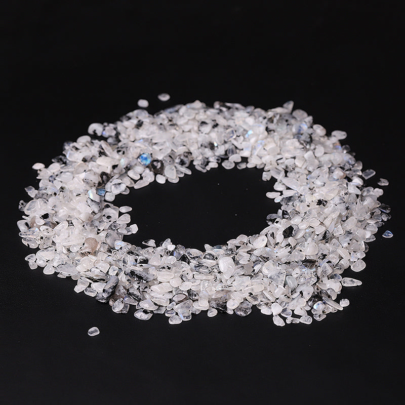 Natural Moonstone Chips 5-9mm | Raw Crystal Decoration