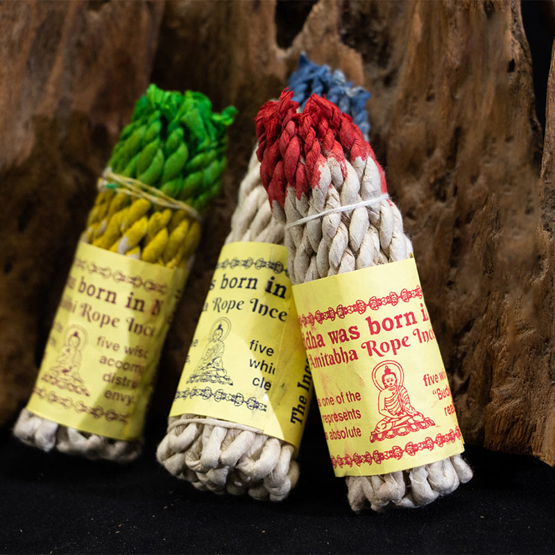 Natural Nepal Rope Incense for Healing and Meditation Rituals