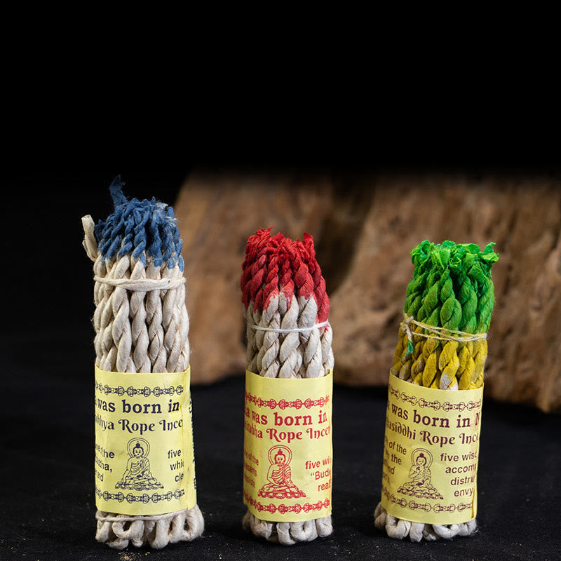 Natural Nepal Rope Incense for Healing and Meditation Rituals