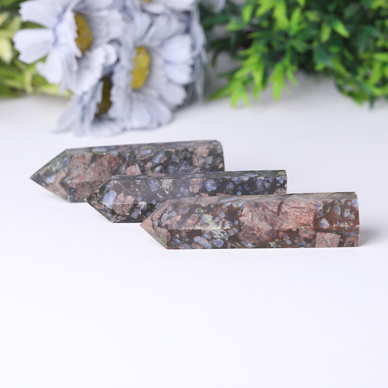 Natural Que Sera Llanite Healing Crystal Tower 2.4-4.5 inches