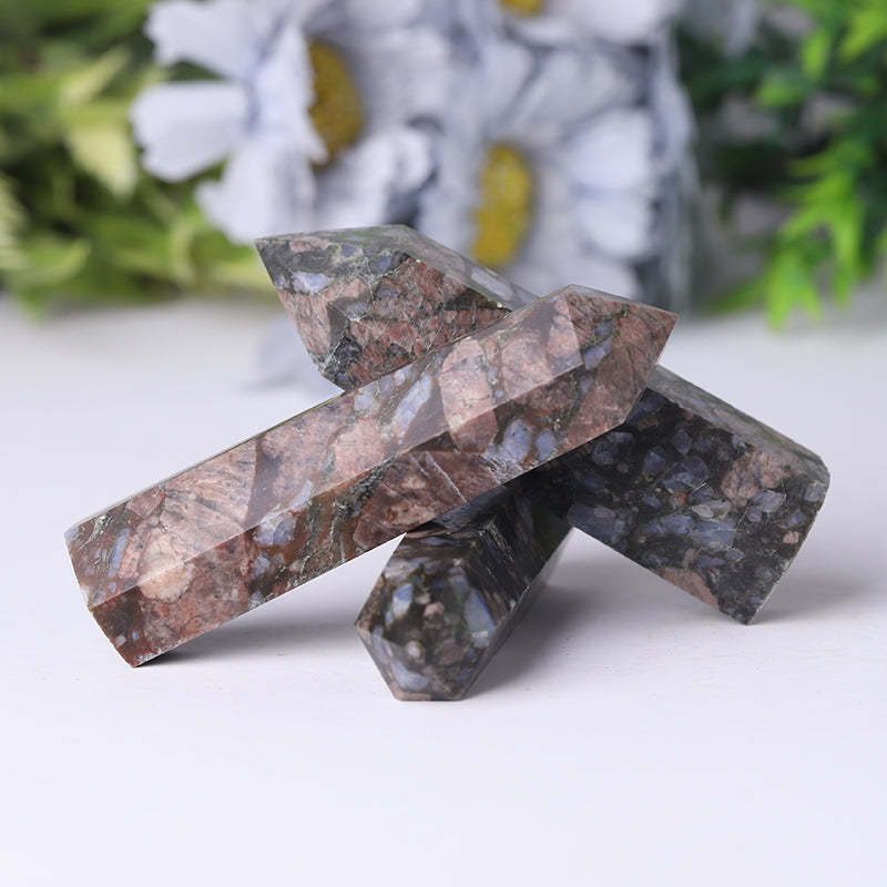 Natural Que Sera Llanite Healing Crystal Tower 2.4-4.5 inches