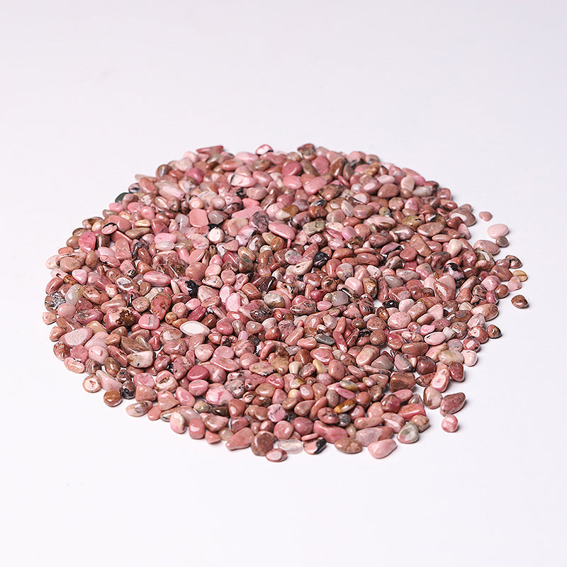 Natural Rhodonite Chips 5-7mm & 7-9mm for Decoration