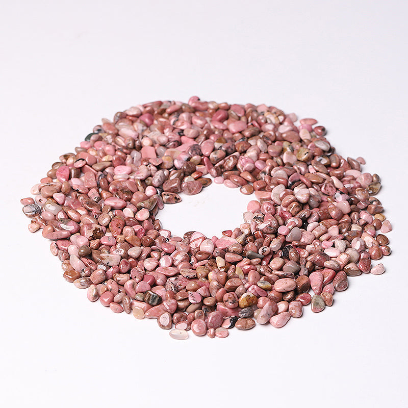 Natural Rhodonite Chips 5-7mm & 7-9mm for Decoration