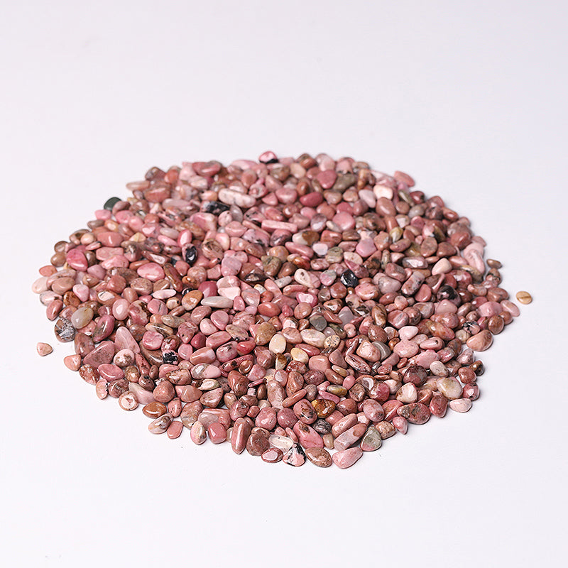 Natural Rhodonite Chips 5-7mm & 7-9mm for Decoration