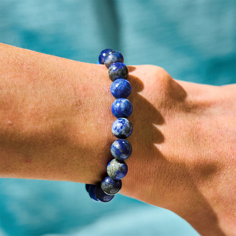 Naturally Mindful 8mm Lazurite Self-Care Bracelet