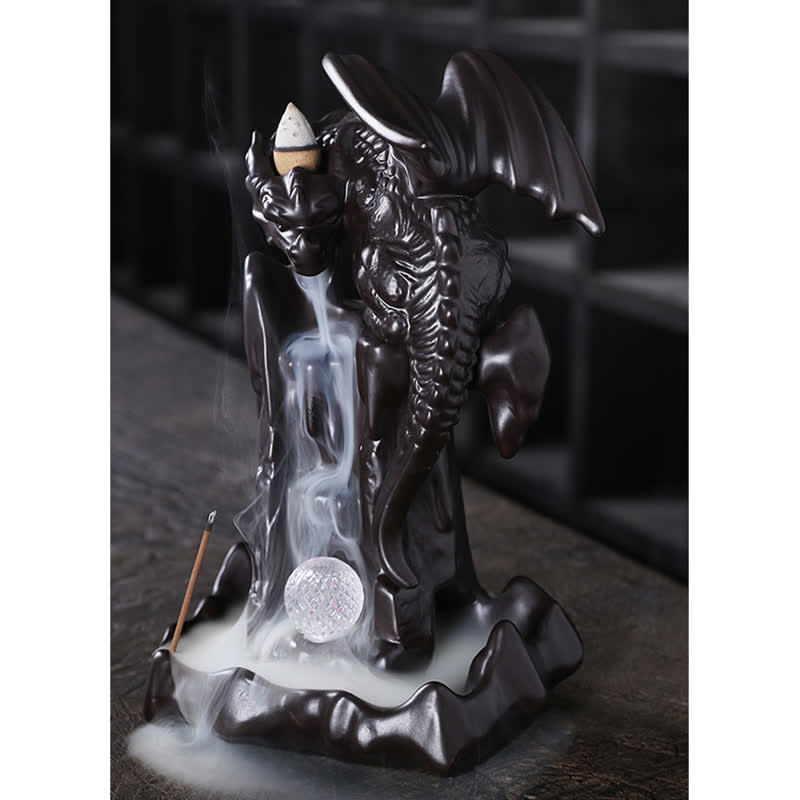 Nordic Dragon Ceramic Backflow Incense Burner | Meditation