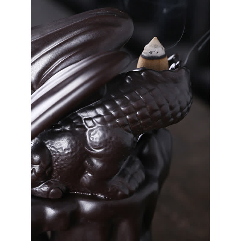 Nordic Dragon Ceramic Backflow Incense Burner | Meditation