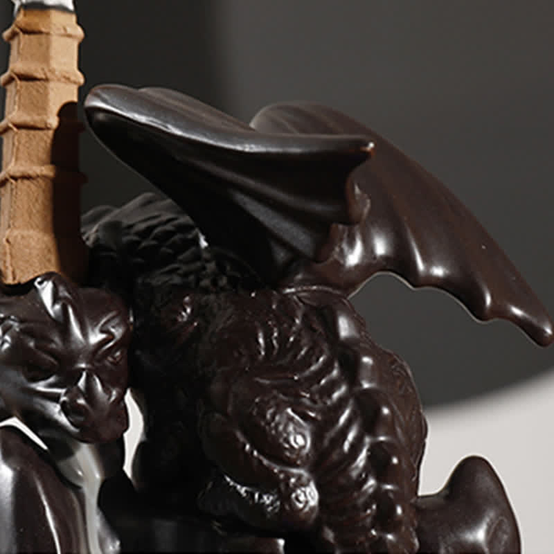 Nordic Dragon Ceramic Backflow Incense Burner | Meditation