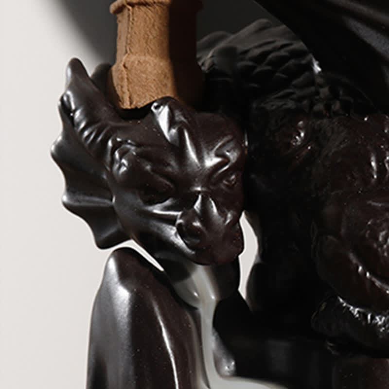 Nordic Dragon Ceramic Backflow Incense Burner | Meditation