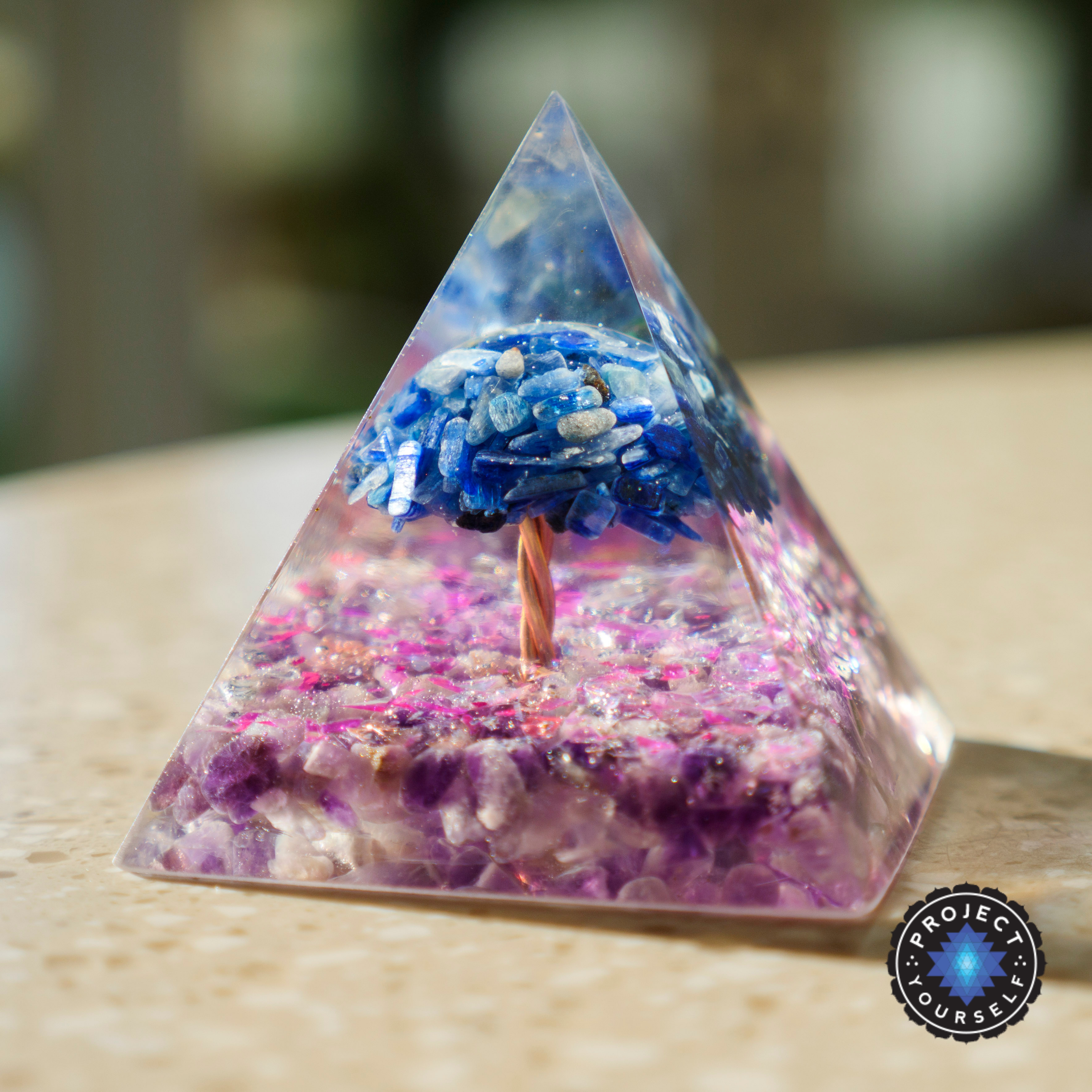 Nourishing Tree Of Life Orgone Crystal Pyramid