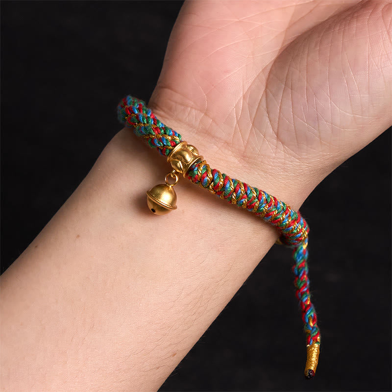 Om Mani Padme Hum Copper Zakiram Amulet Bracelet 14-16cm