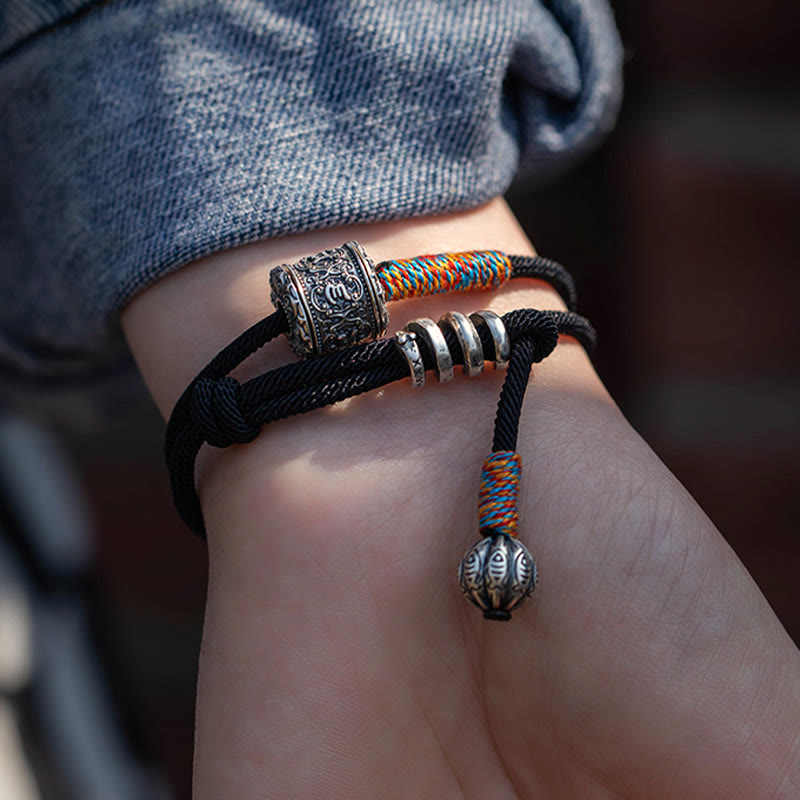 Om Mani Padme Hum Double Wrap Bracelet | Mindfulness & Peace