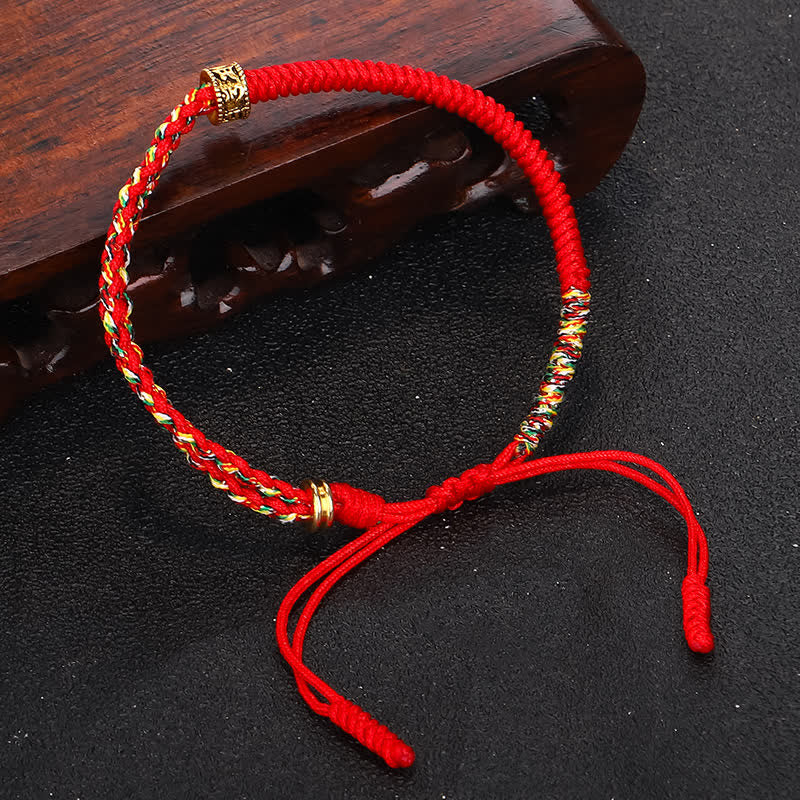 Om Mani Padme Hum Protection String Bracelet Unisex