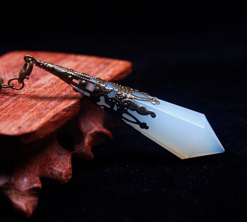 Opal Crystal Pendulum - Joy and Positive Change