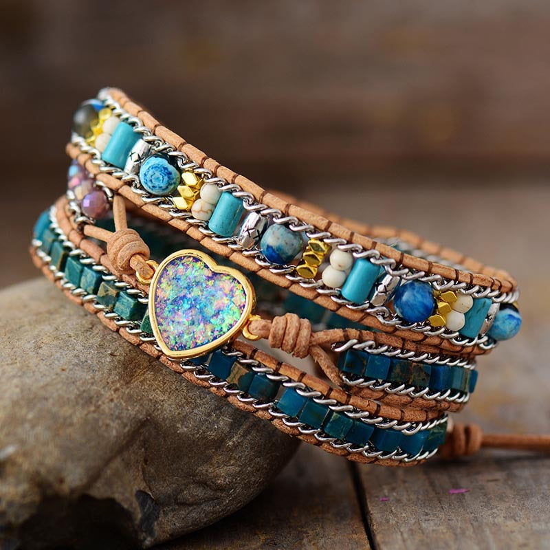 Opal Jasper Bracelet - Enhance Creativity & Love