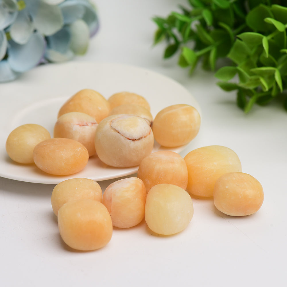 Orange Calcite 2cm Healing Tumbled Crystal