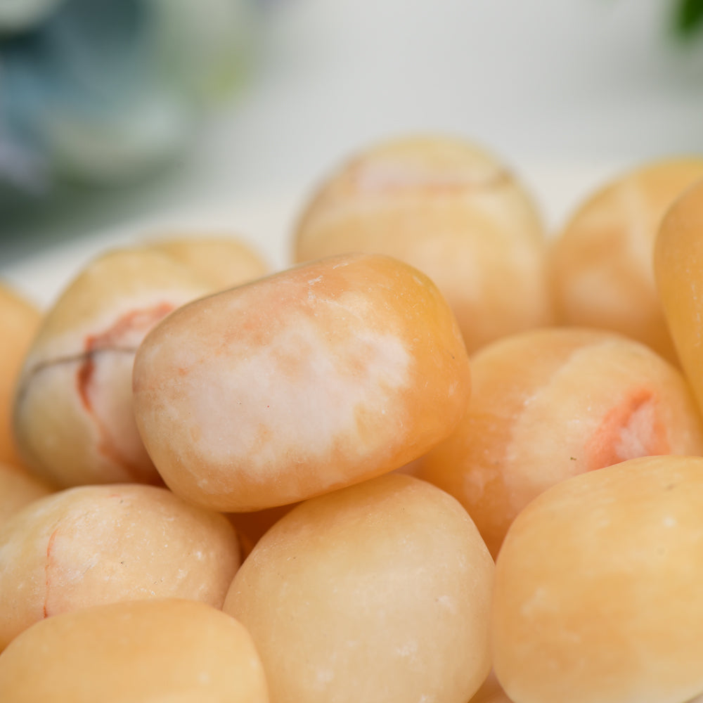 Orange Calcite 2cm Healing Tumbled Crystal