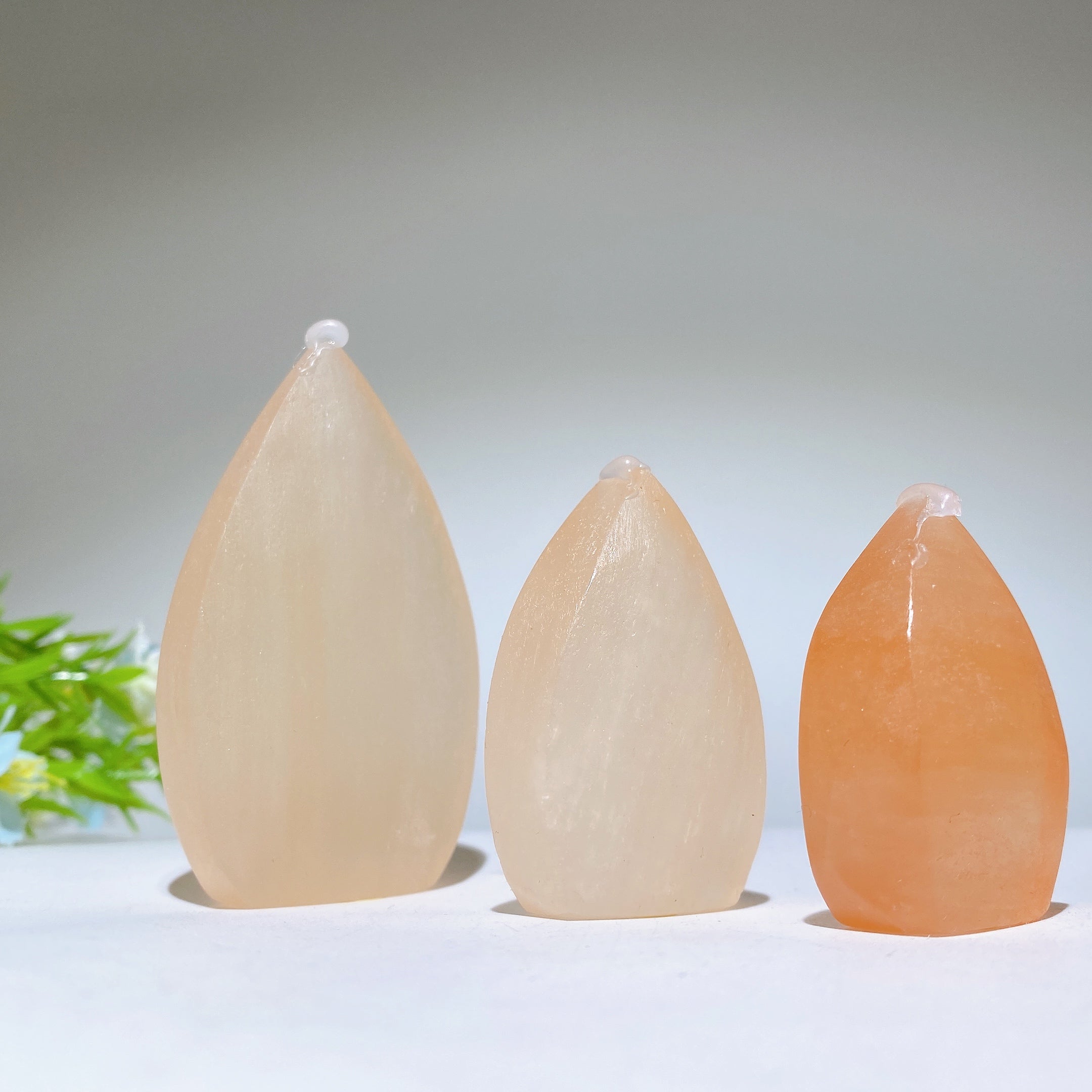 Orange Selenite Free Form Crystal 1.5-3.0 inch Specimen