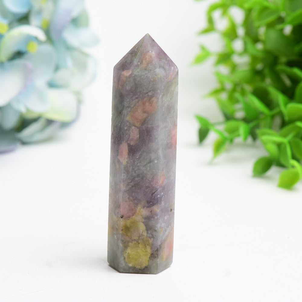 Pink Tourmaline Crystal Points 2.5-4.0 Inch Healing Crystal