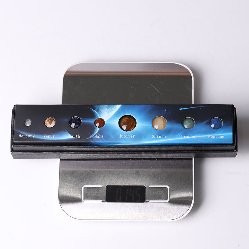 Planet Sphere Collection Box | 8 Crystal Spheres Display Set