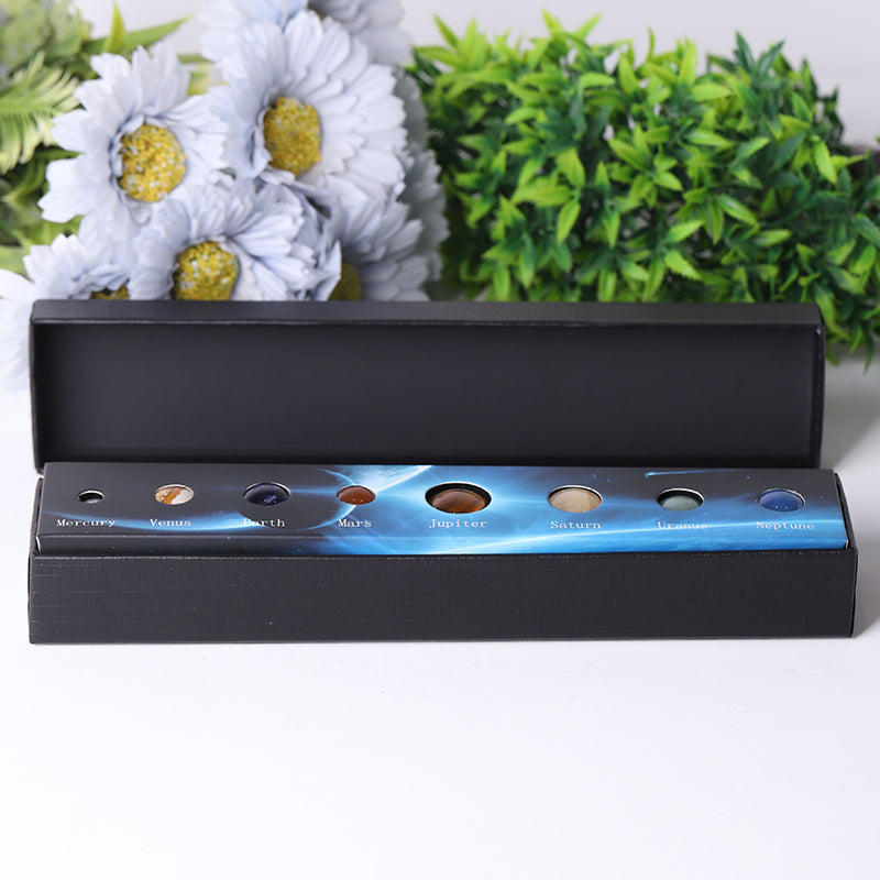 Planet Sphere Collection Box | 8 Crystal Spheres Display Set