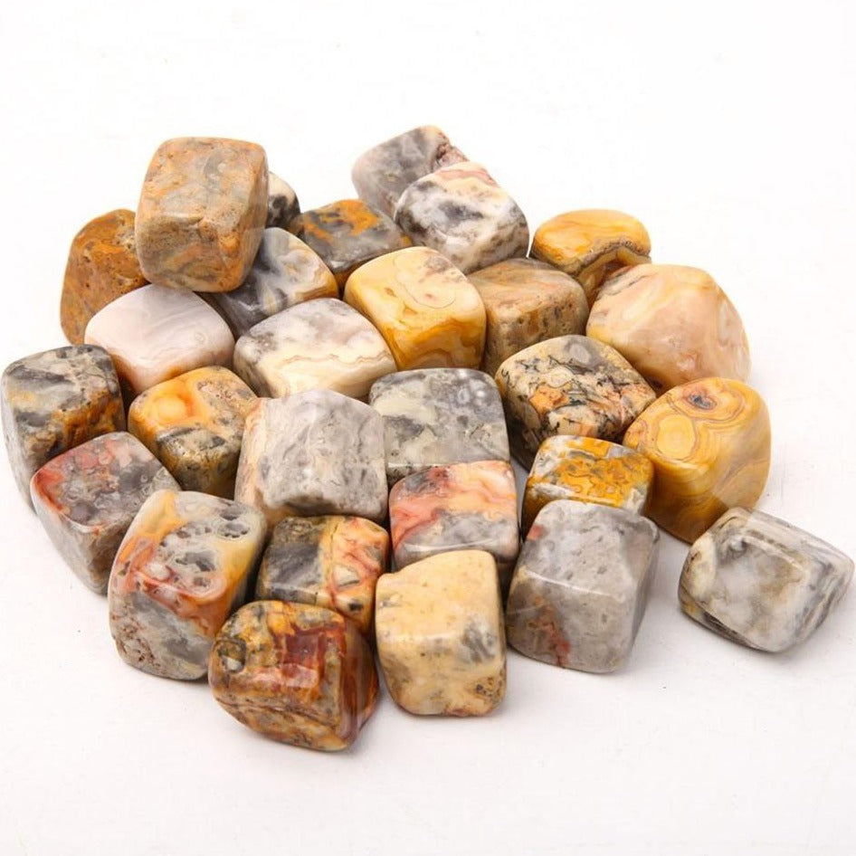 Polished Crazy Agate Crystal Cubes 1.5-2cm Healing Stones