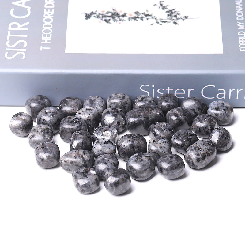 Polished Larvikite Crystal Tumbles 0.8-1.0 inch Natural Stones