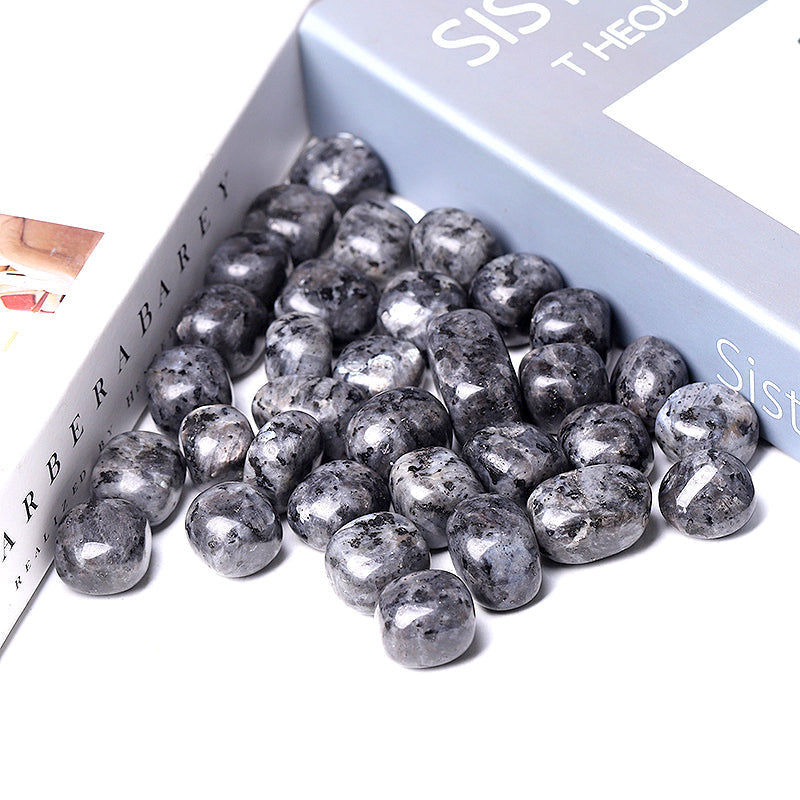 Polished Larvikite Crystal Tumbles 0.8-1.0 inch Natural Stones