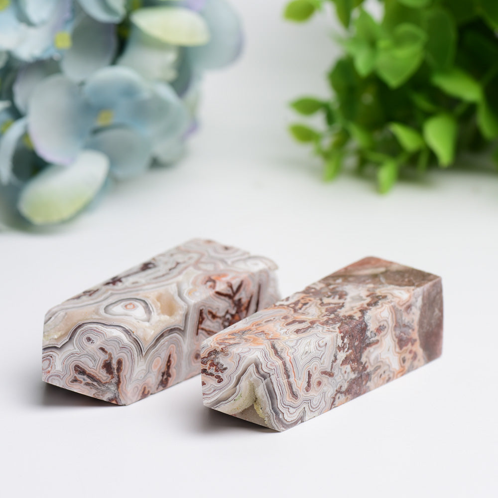 Polished Mexican Onyx Crystal Tower 2.5-4.5 Inches Healing Decor