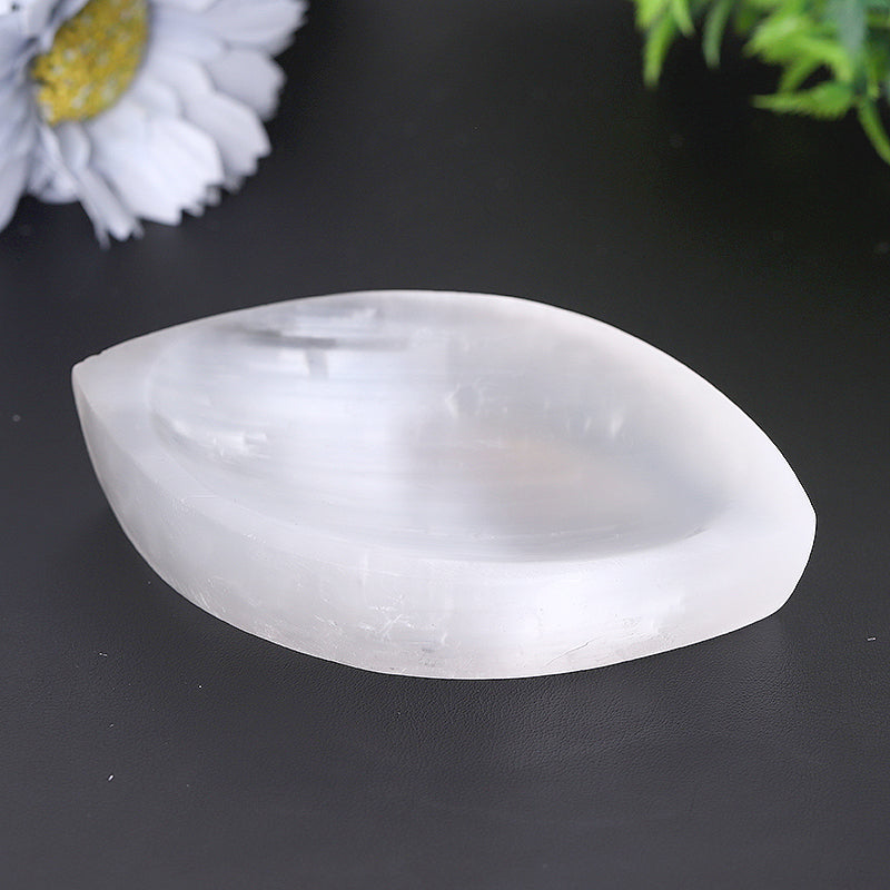 Polished Selenite Bowl 4.2 inch for Meditation Decor