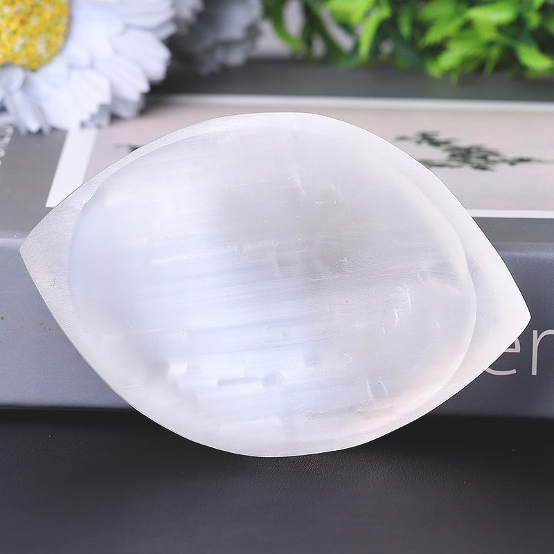 Polished Selenite Bowl 4.2 inch for Meditation Decor