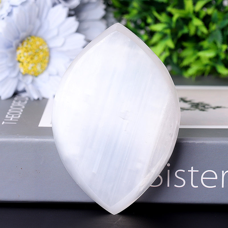 Polished Selenite Bowl 4.2 inch for Meditation Decor