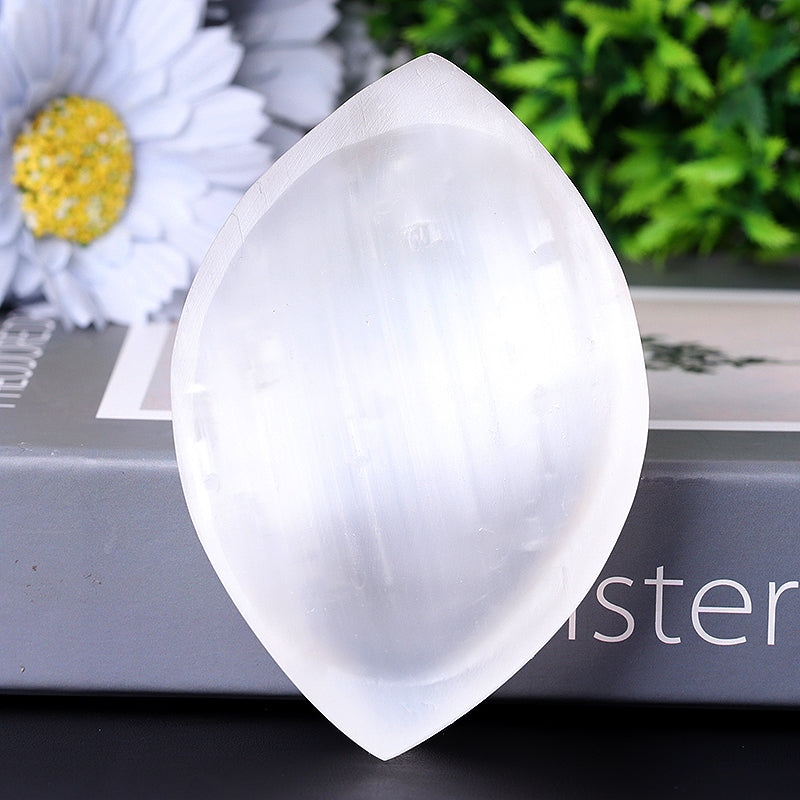 Polished Selenite Bowl 4.2 inch for Meditation Decor