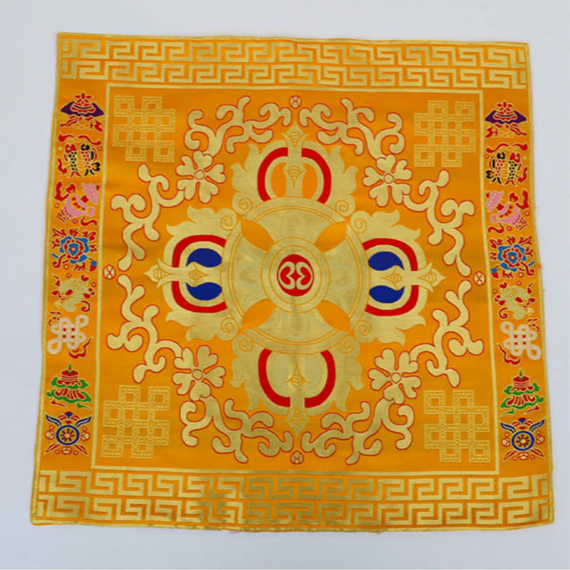Prayer Altar Mat with 8 Auspicious Symbols | Healing Sounds