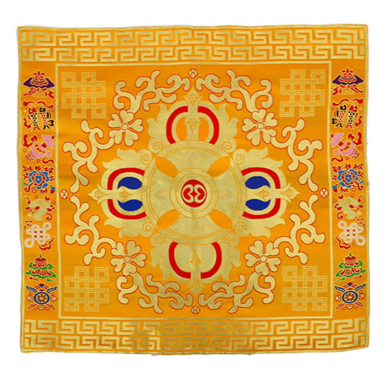 Prayer Altar Mat with 8 Auspicious Symbols | Healing Sounds