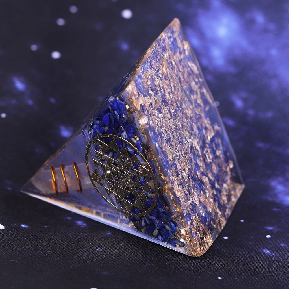 Protection and Prosperity Orgonite Pyramid