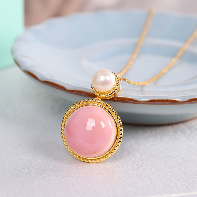 Queen Conch Pearl Spiritual Jewelry Set | 925 Sterling Silver