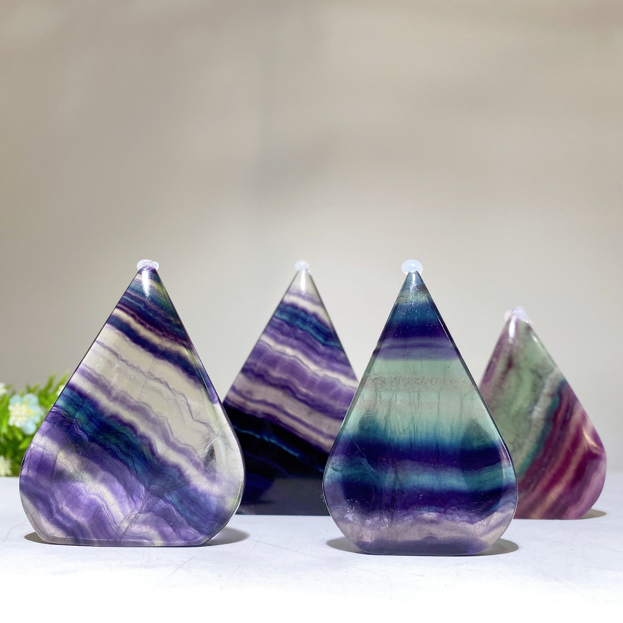 Rainbow Fluorite Free Form Crystal Specimen 2.4-3.3 Inches