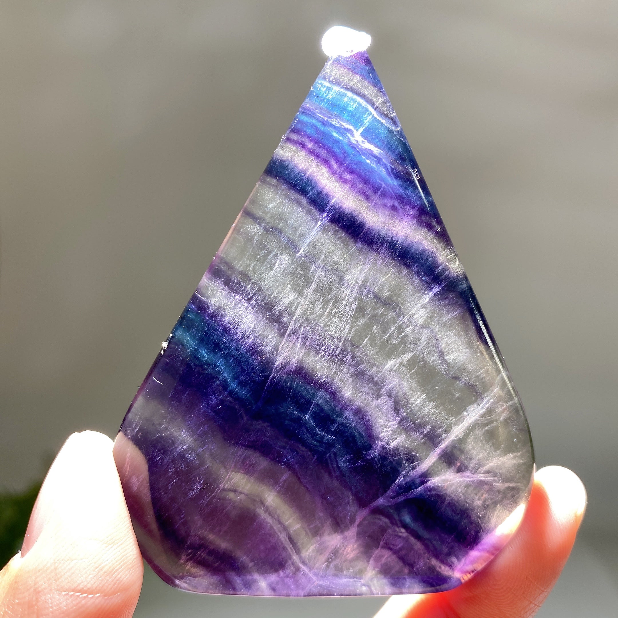 Rainbow Fluorite Free Form Crystal Specimen 2.4-3.3 Inches