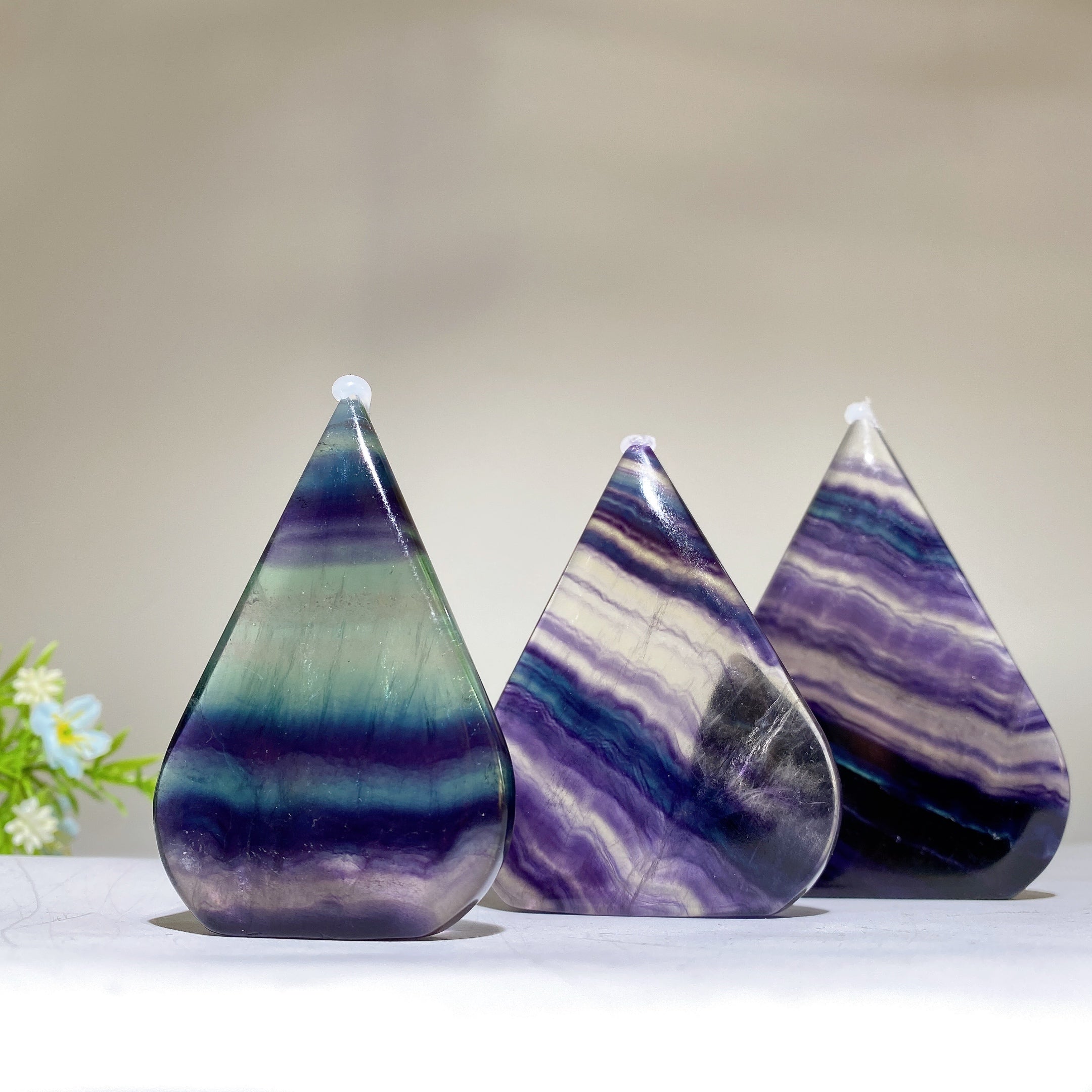 Rainbow Fluorite Free Form Crystal Specimen 2.4-3.3 Inches